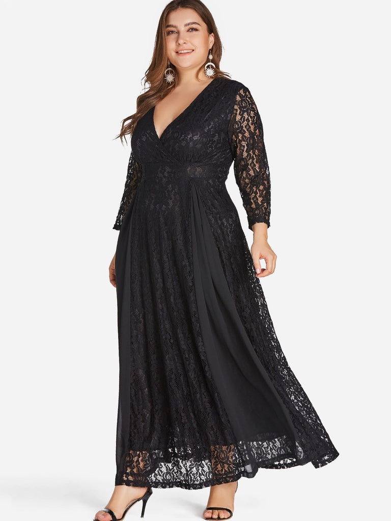 Ladies Black Plus Size Dresses