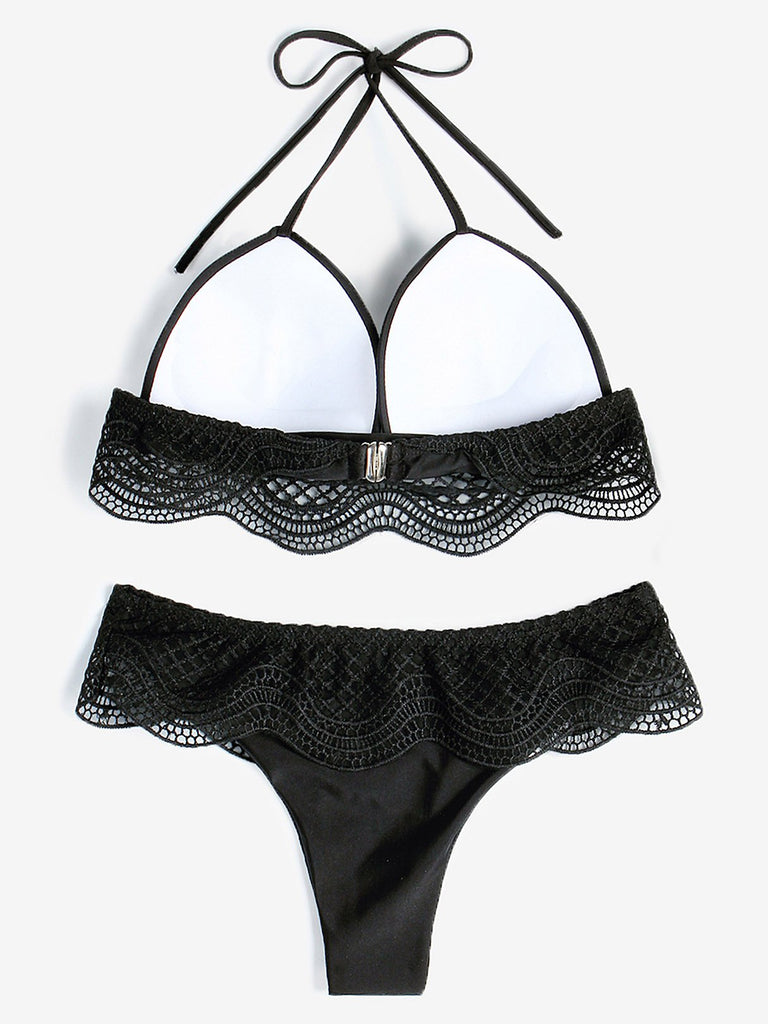 Womens Black Bikinis