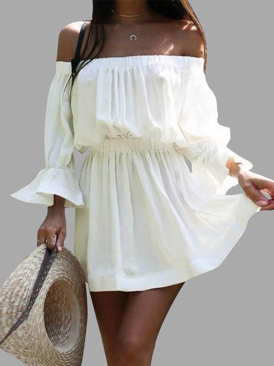 Womens White Mini Dresses