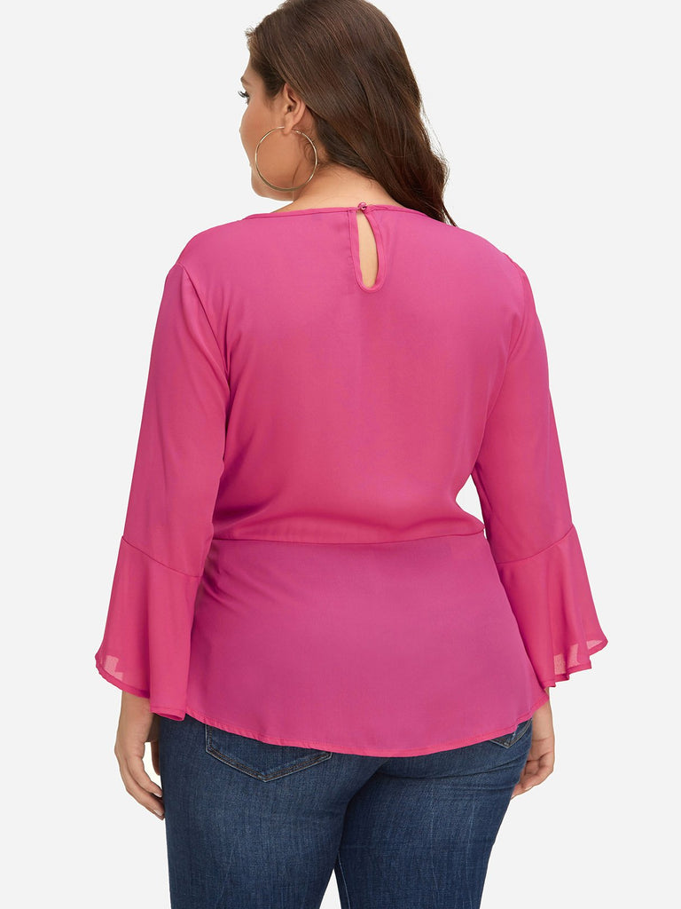 Womens Rose Plus Size Tops