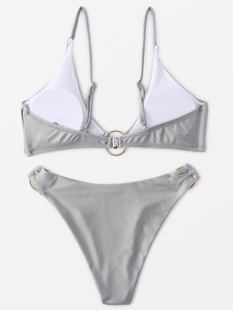 Womens Silver Bikinis