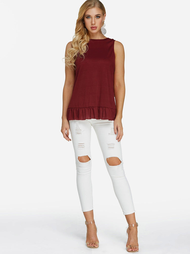 Womens Blue Camis