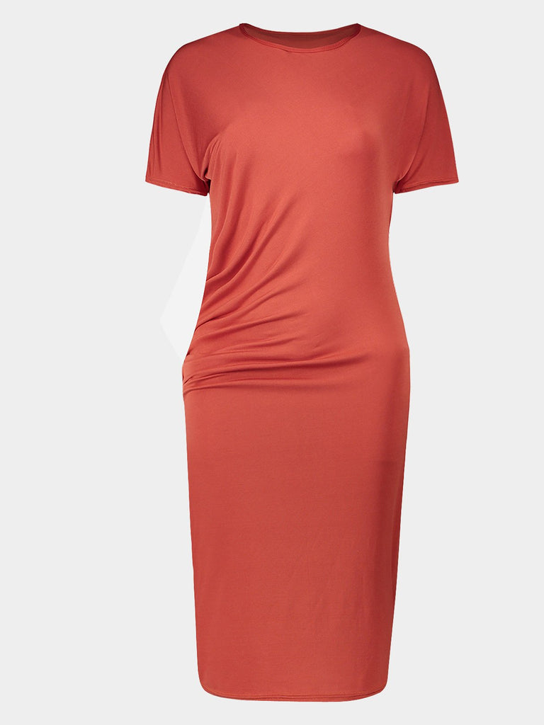 Womens Orange Bodycon Dresses