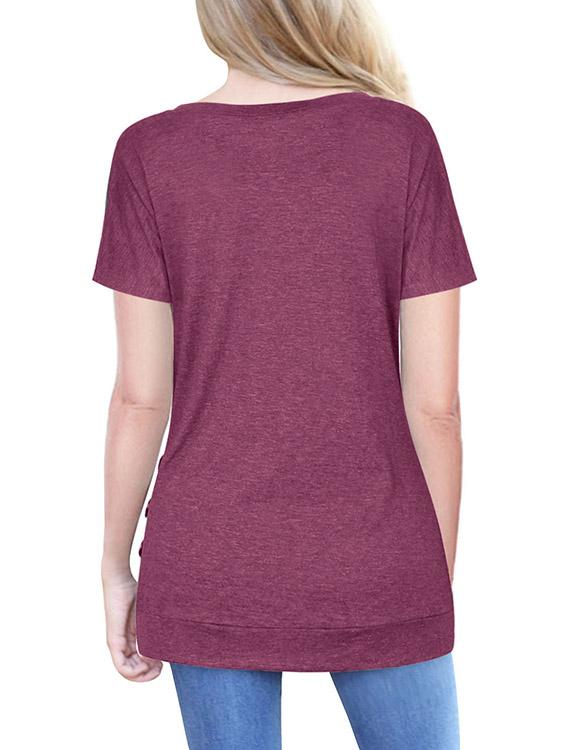 Womens Purple T-Shirts