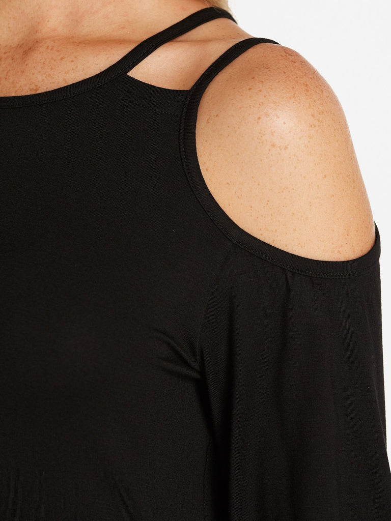 Womens 3/4 Sleeve Mini Dresses
