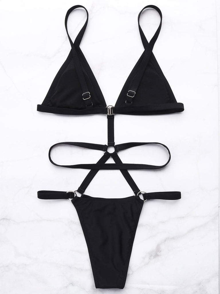 Womens Black Bikinis