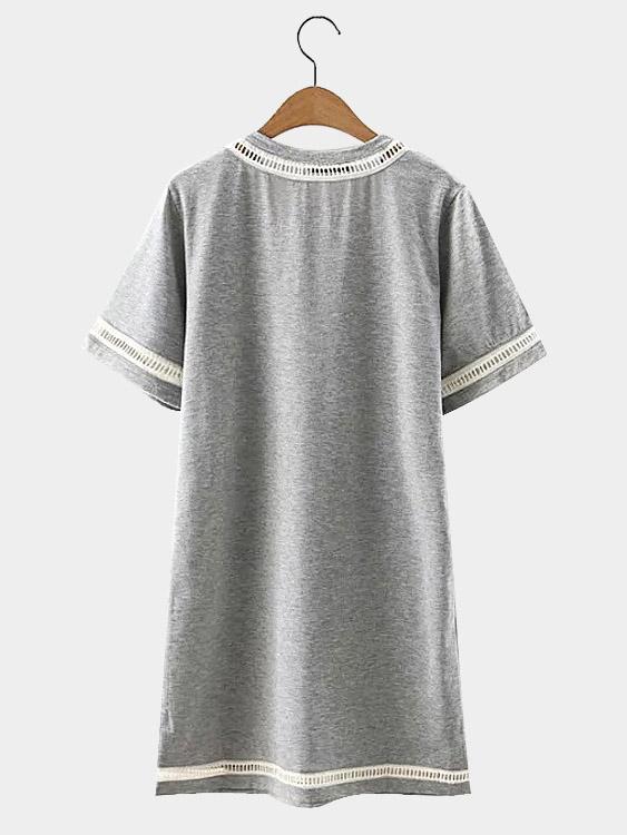 Womens Grey Mini Dresses