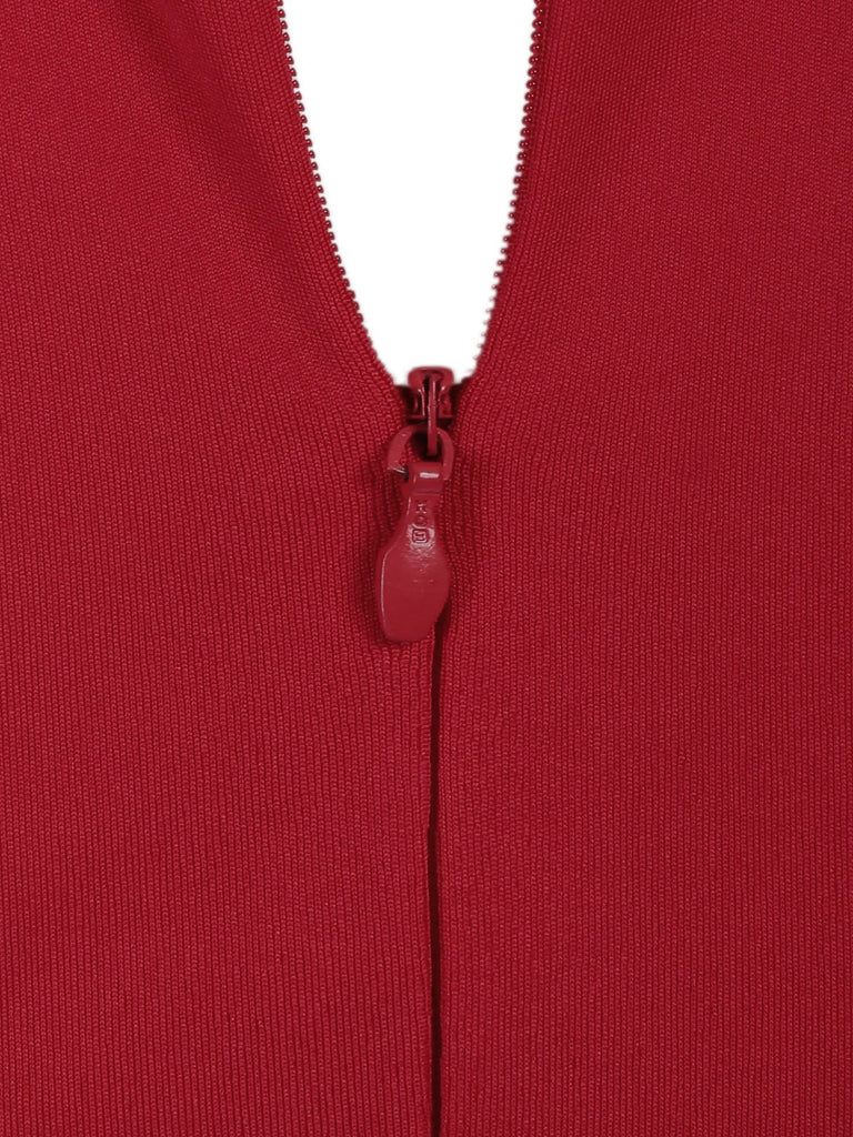 Maroon Velvet Dress