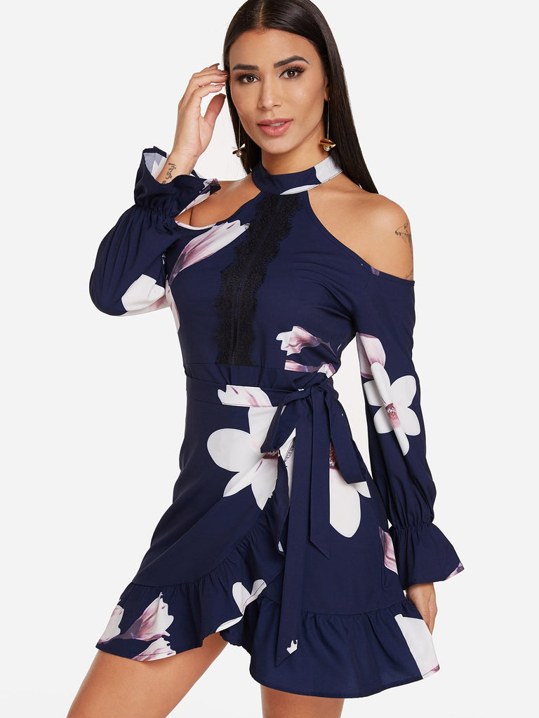 Ladies Long Sleeve Mini Dresses
