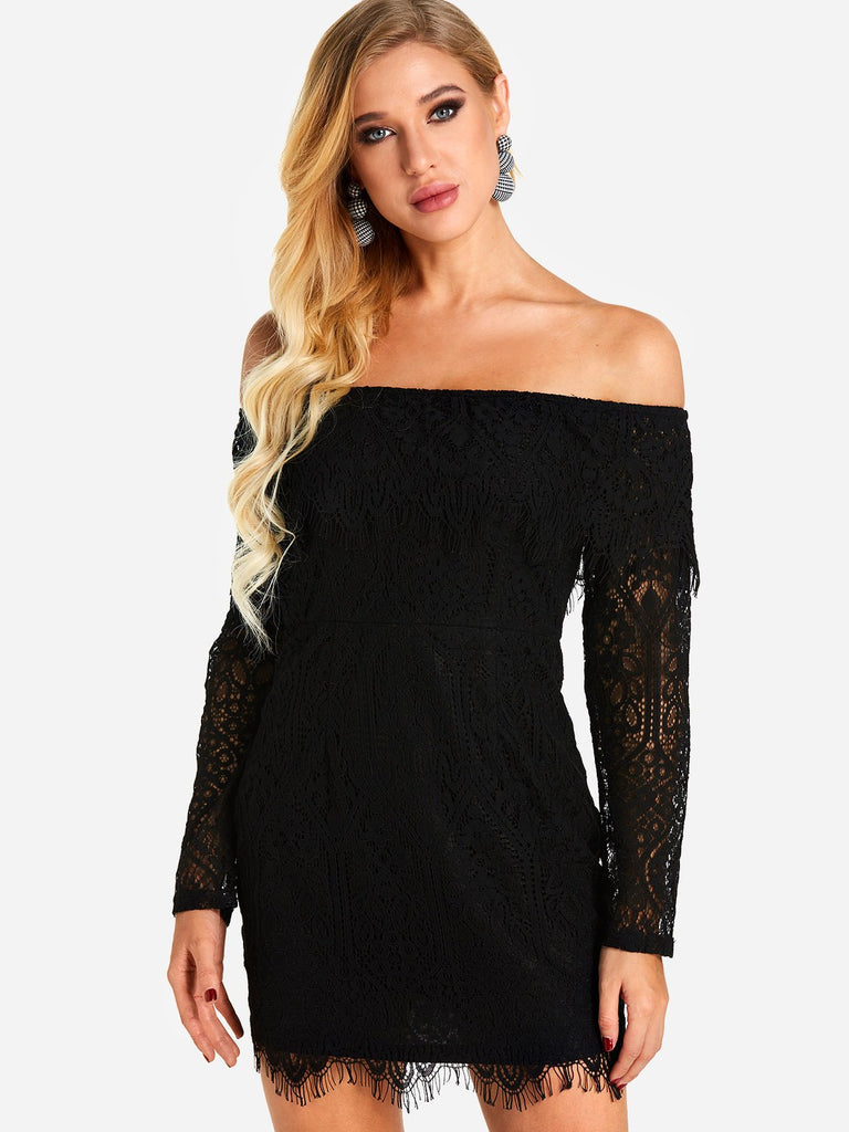 Ladies Long Sleeve Dress
