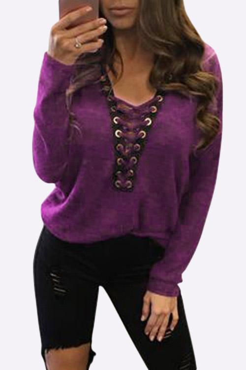 Ladies Purple T-Shirts