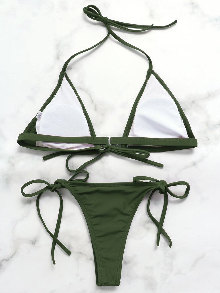 Womens Green Bikinis