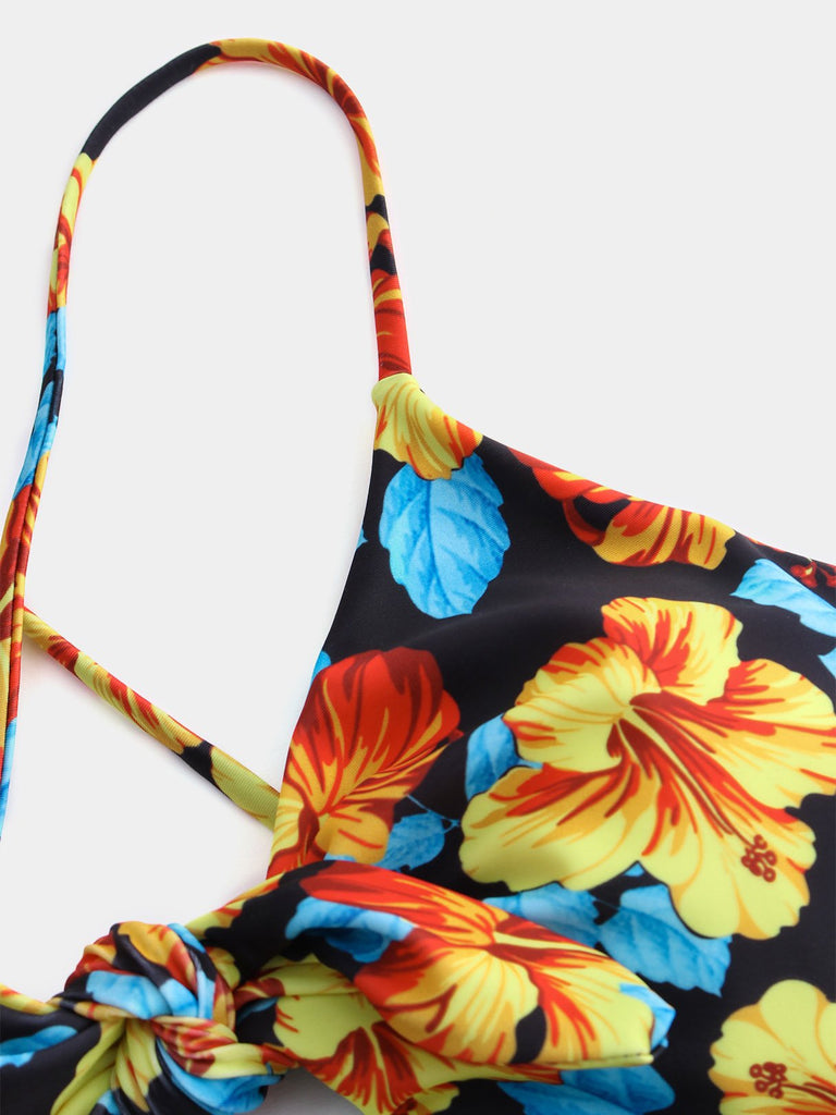 Womens Floral Print Bikinis