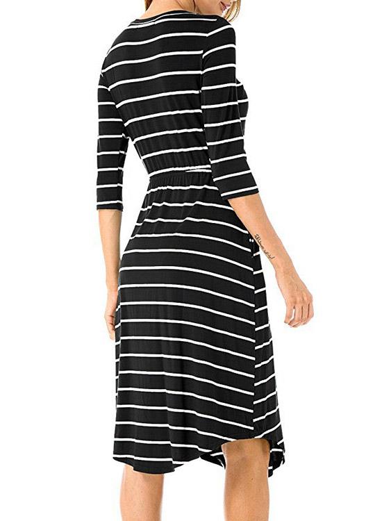 Ladies Black Midi Dresses