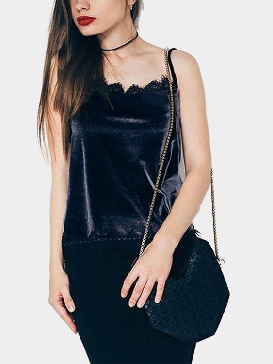 Womens Navy Blue Camis