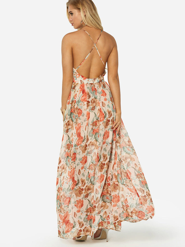 Womens Floral Maxi Dresses