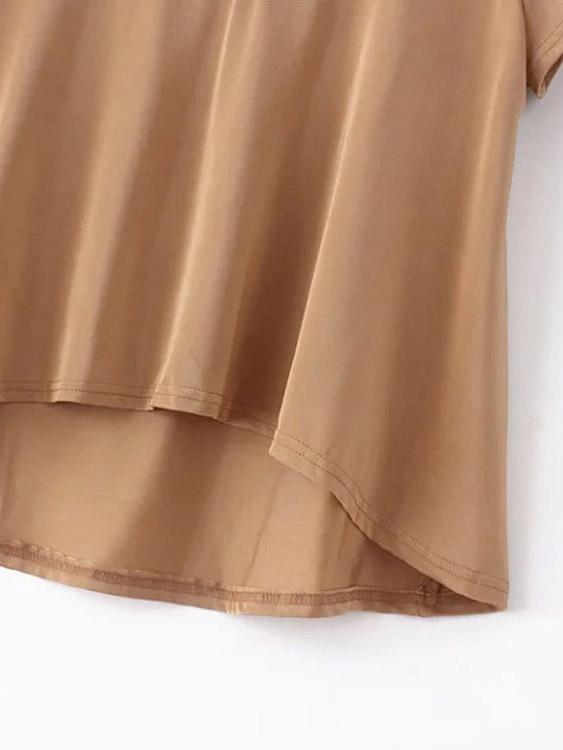 Ladies Khaki T-Shirts