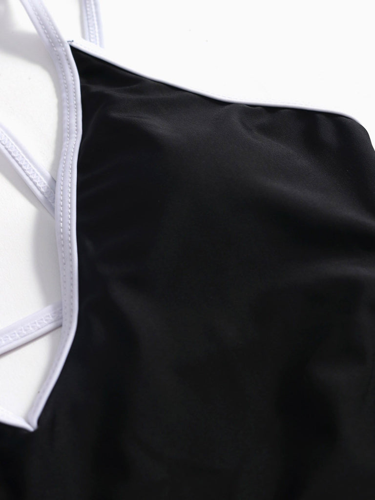 Ladies Black One-Pieces