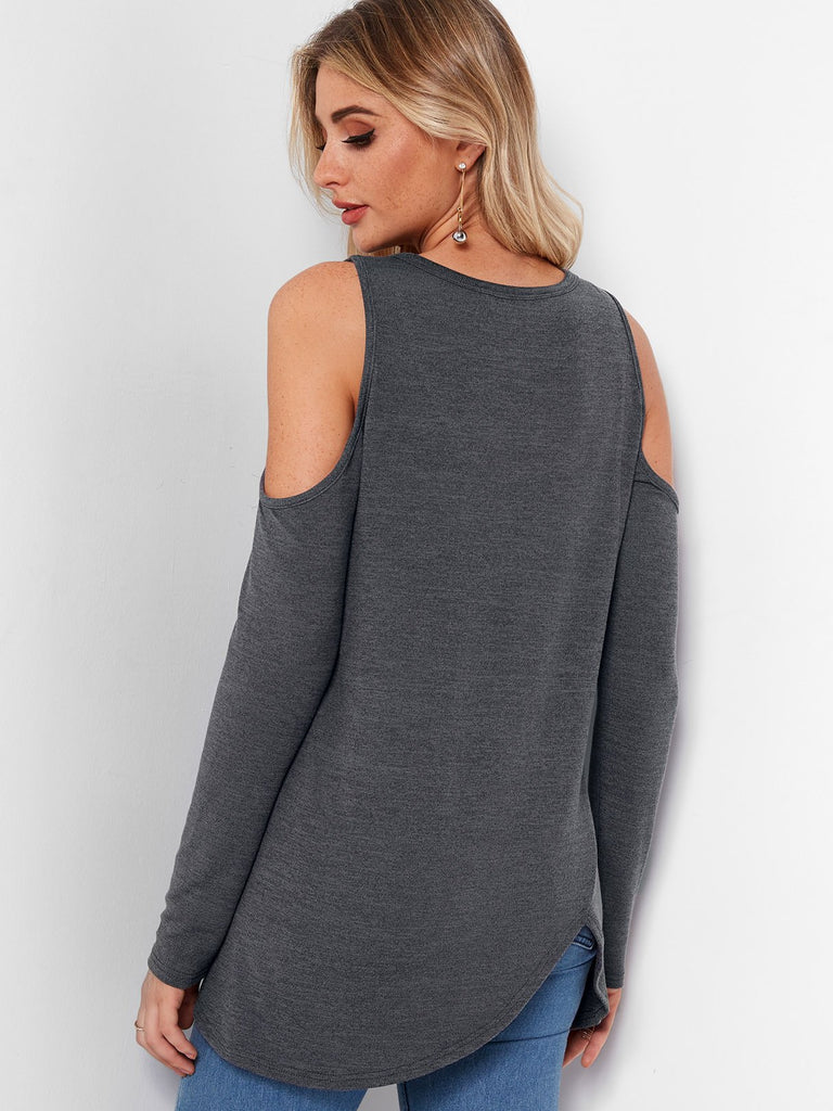 Womens Grey T-Shirts