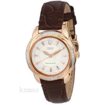 High Quality Affordable Scale Effect Brown Leather Strap Watch Strap 98R152_K0000177