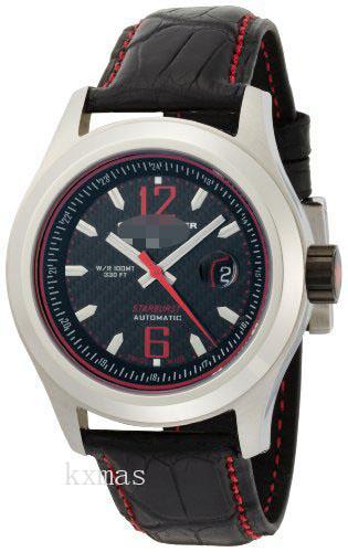 Discount Swiss Leather 24 mm Watch Strap 990.2BR-ALLI_K0035026