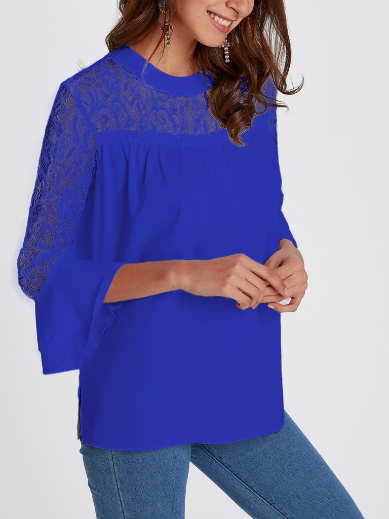 Womens Blue Blouses