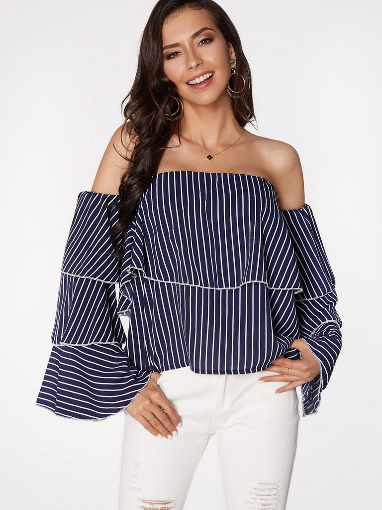Ladies Long Sleeve Blouses