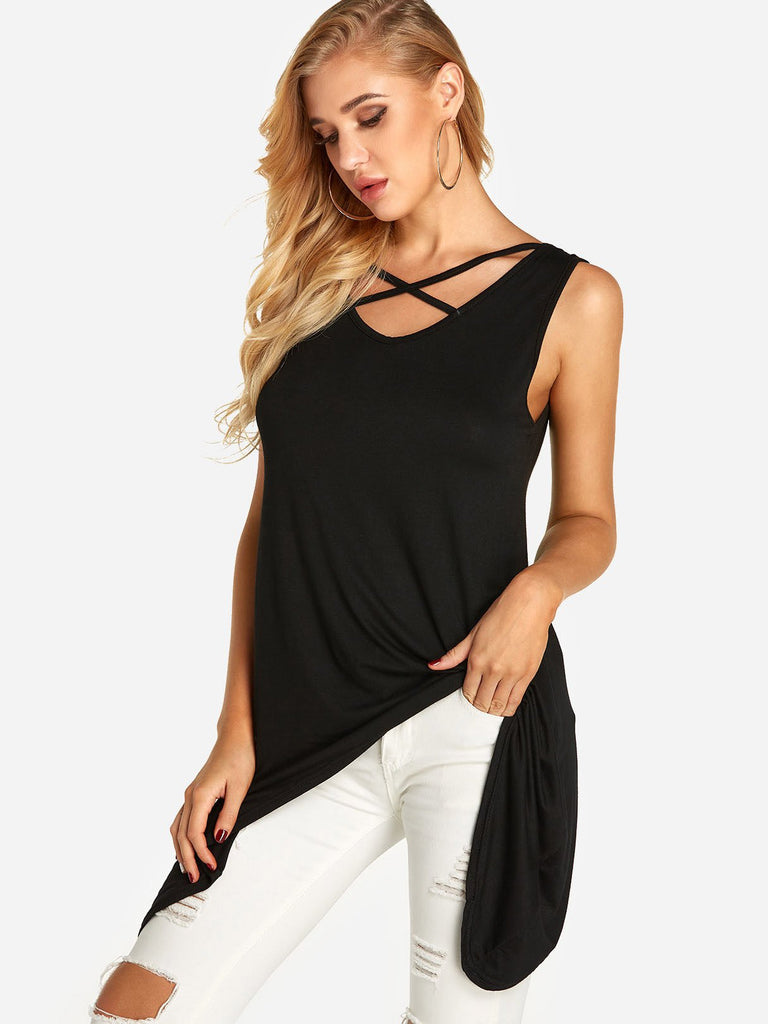 Ladies Black Camis