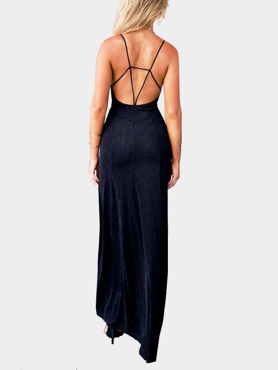 Womens Black Maxi Dresses