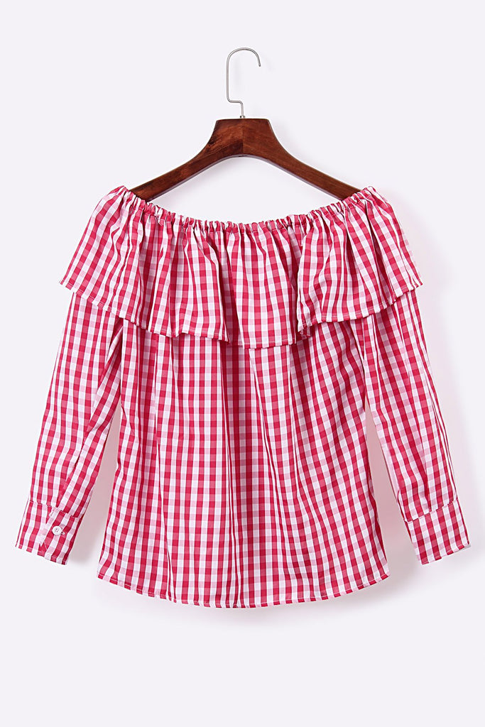 Ladies Red Blouses