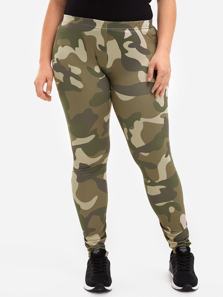 Womens Camo Plus Size Bottoms