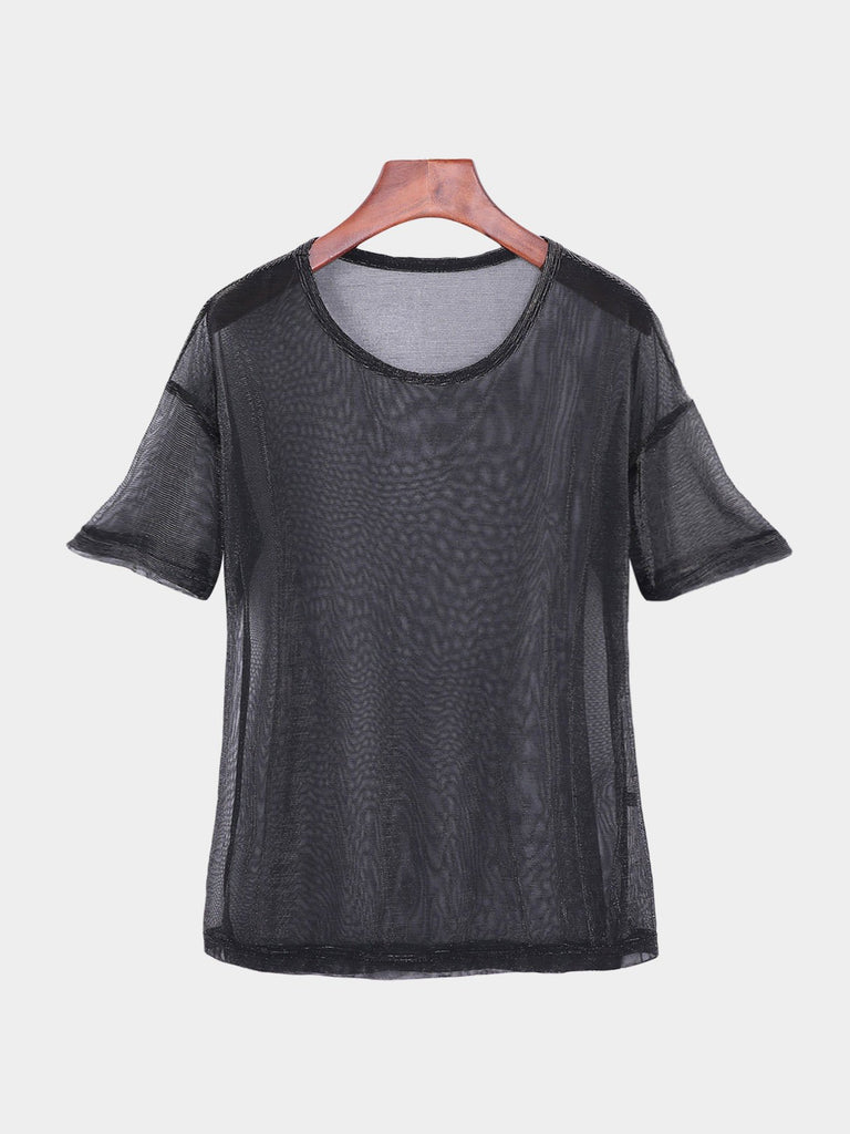 Womens Black T-Shirts