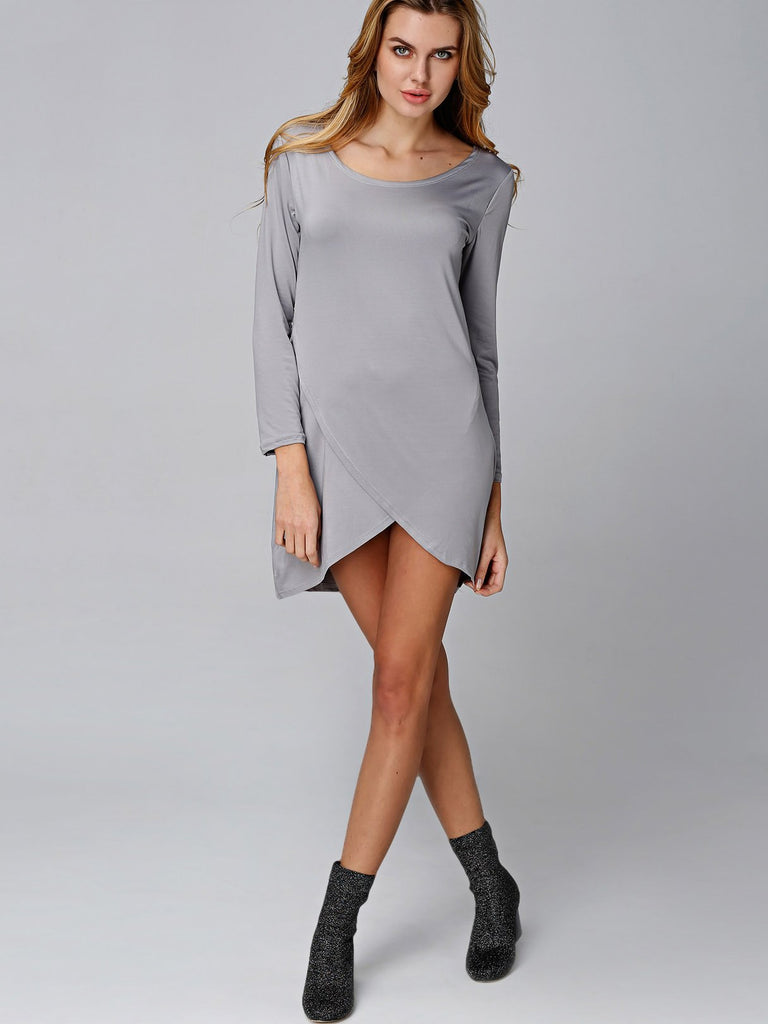 Ladies Long Sleeve Mini Dress