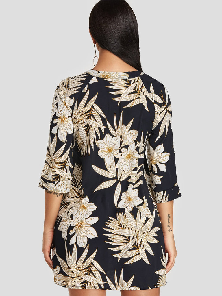 Ladies 3/4 Sleeve Dresses