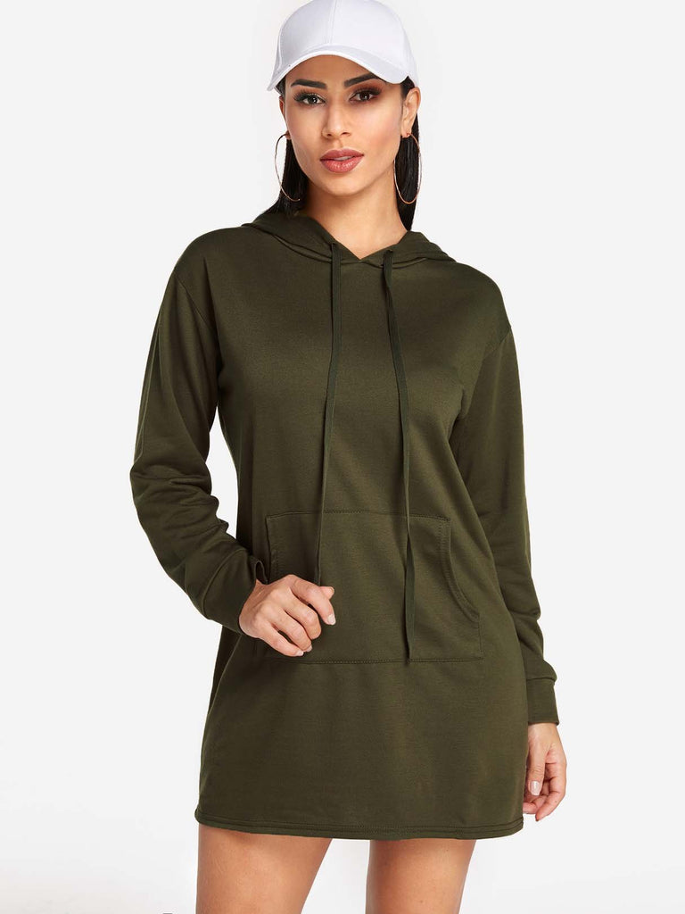 Ladies Long Sleeve Shirt Dress