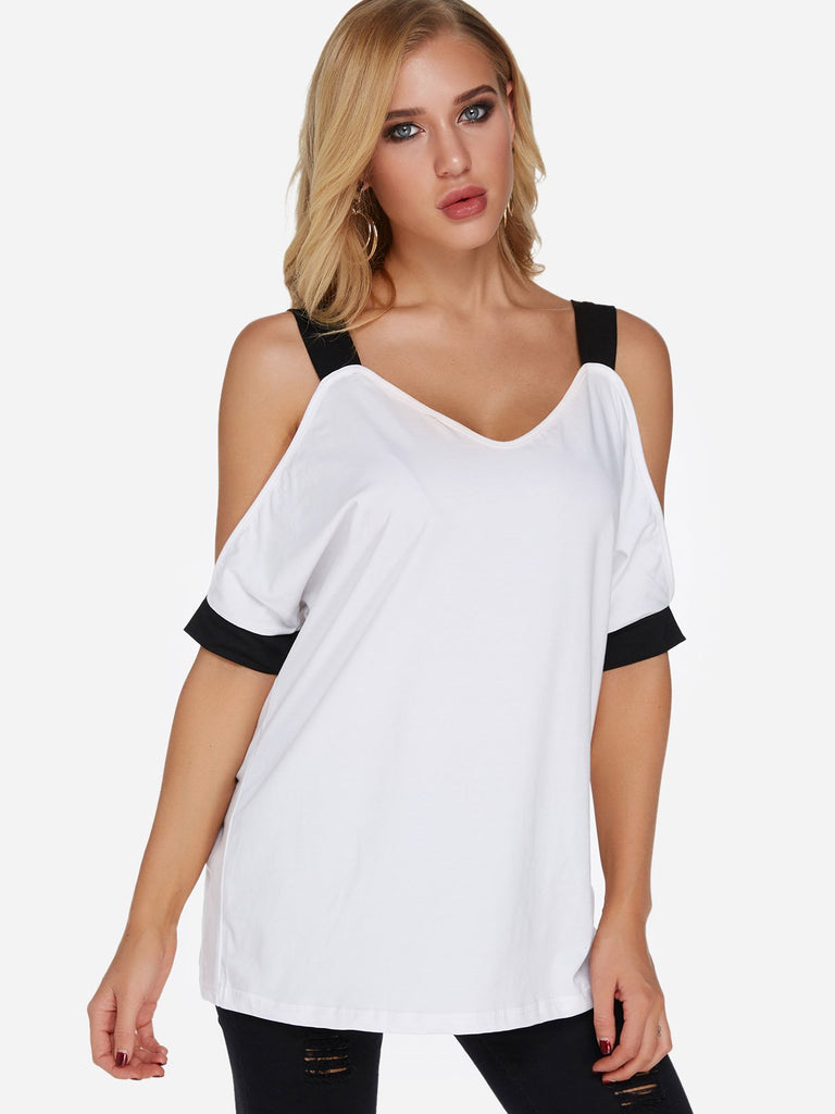 Ladies White T-Shirts
