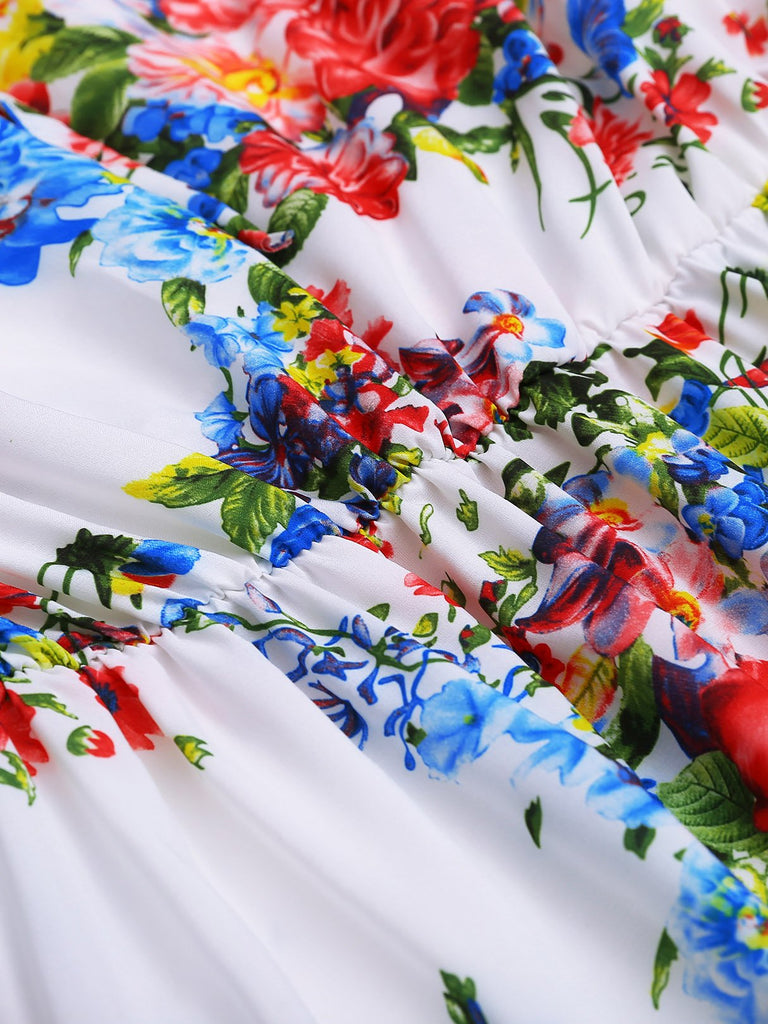 Ladies Multi Floral Dresses