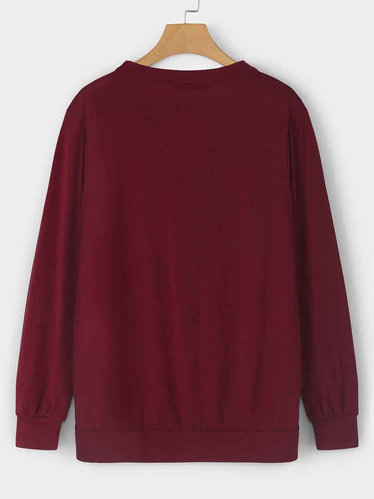 Womens Burgundy T-Shirts