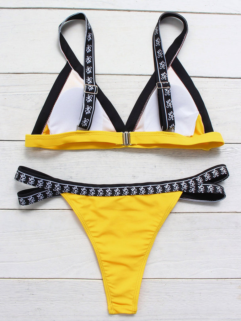 Womens Yellow Bikinis