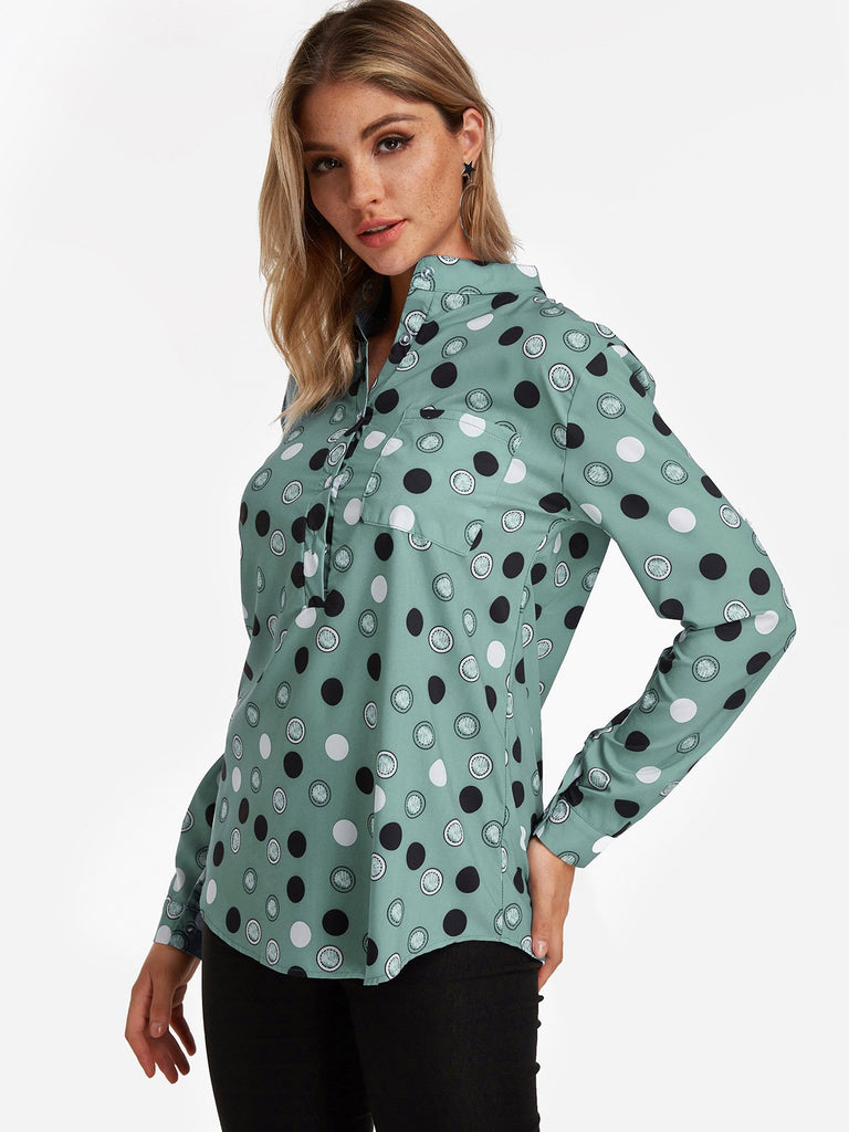 Ladies Green Blouses