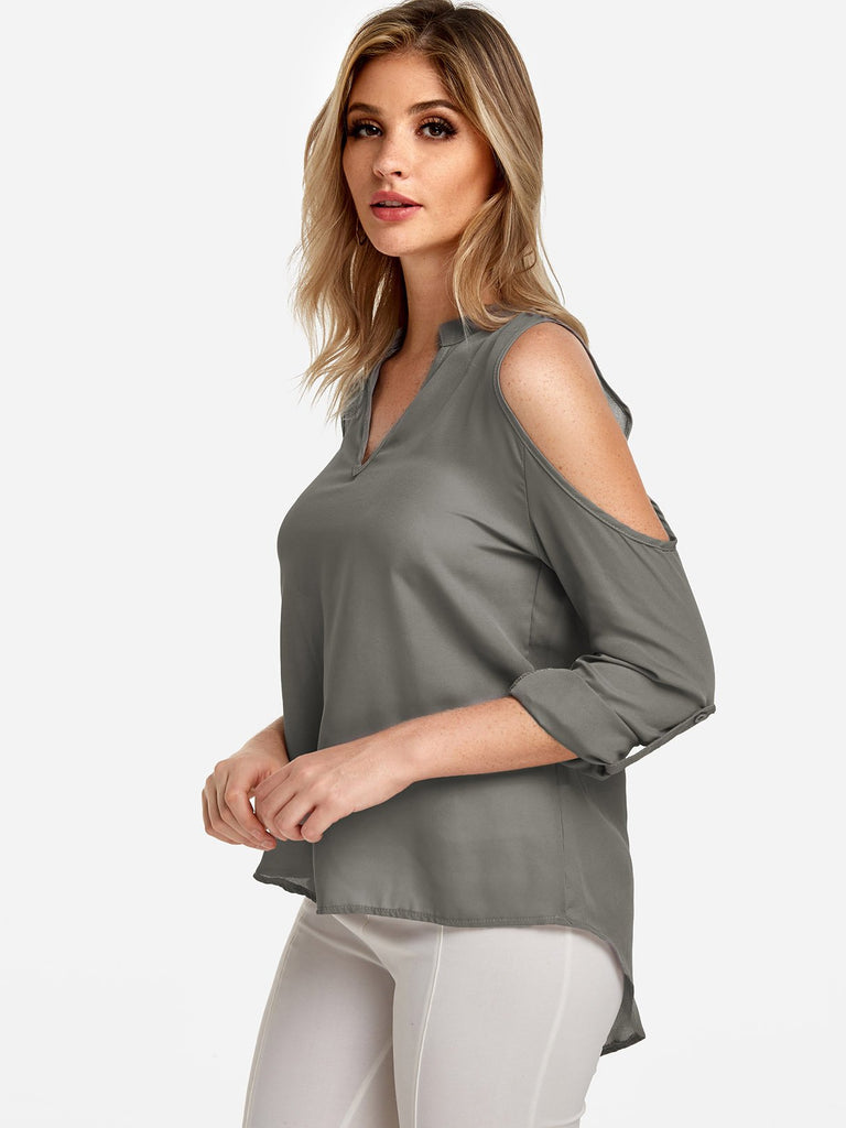 Ladies Long Sleeve Blouses