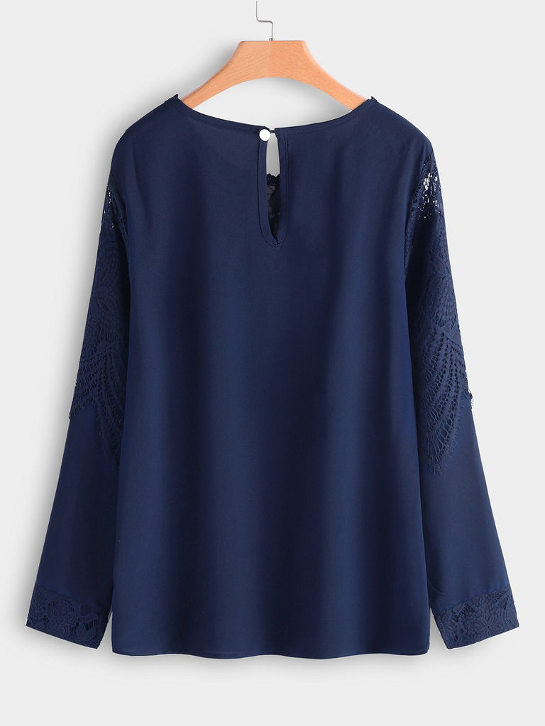Womens Navy Blouses