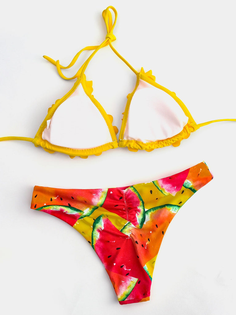 Womens Yellow Bikinis