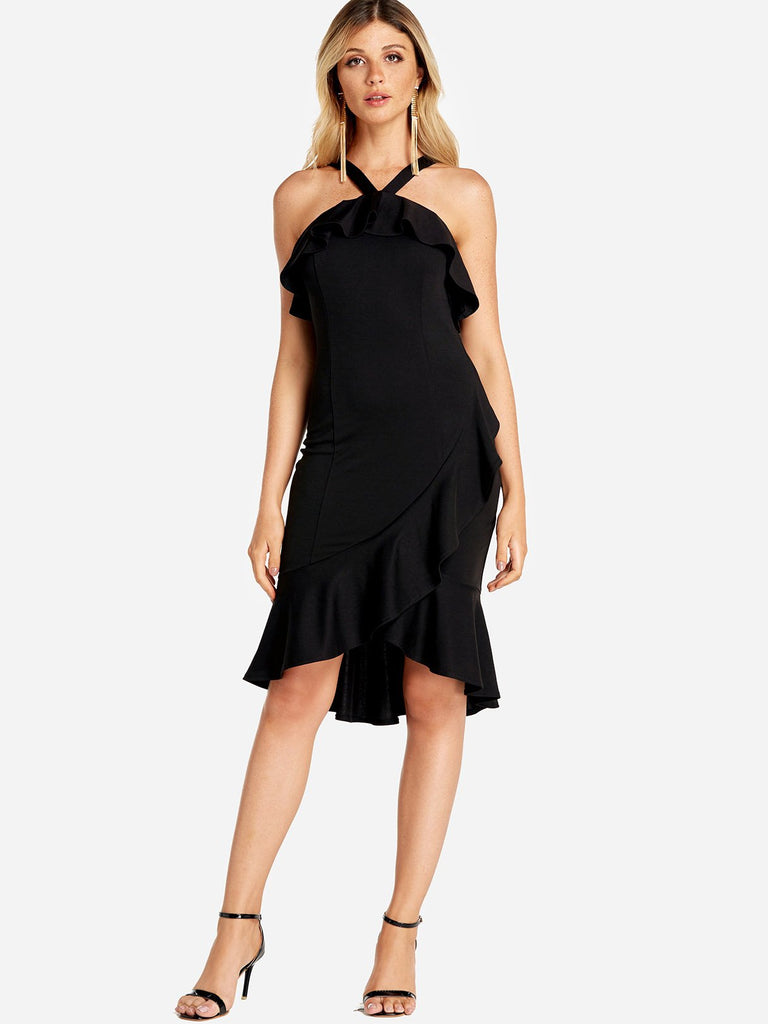 Womens Sleeveless Mini Dress