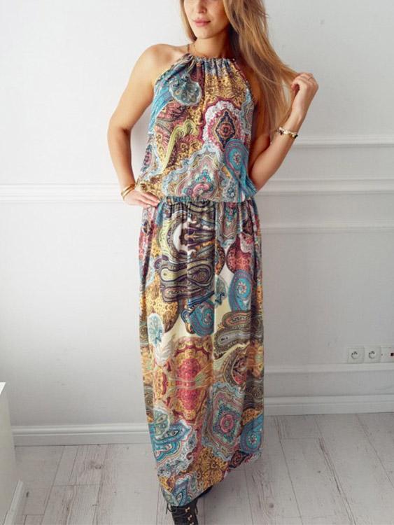 Ladies Floral Maxi Dresses