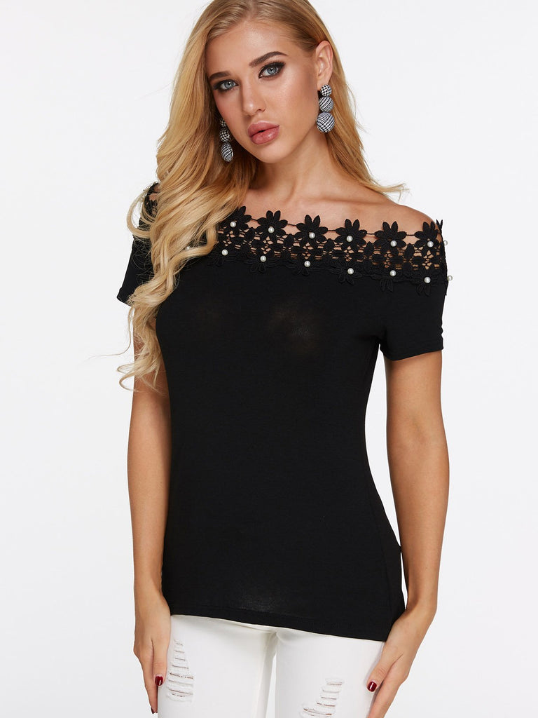 Womens White T-Shirts