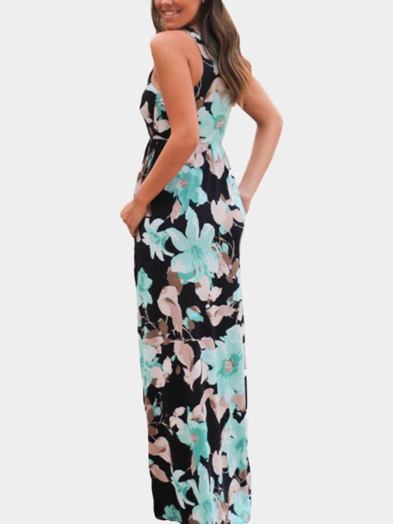 Womens Green Maxi Dresses