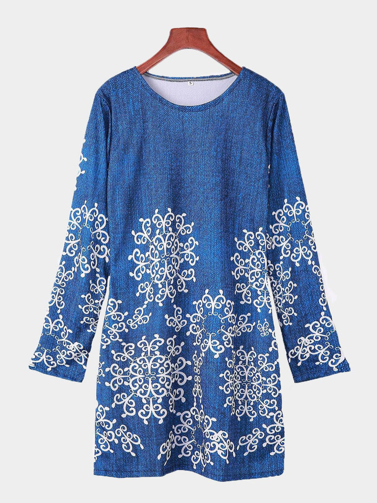 Womens Blue Mini Dresses