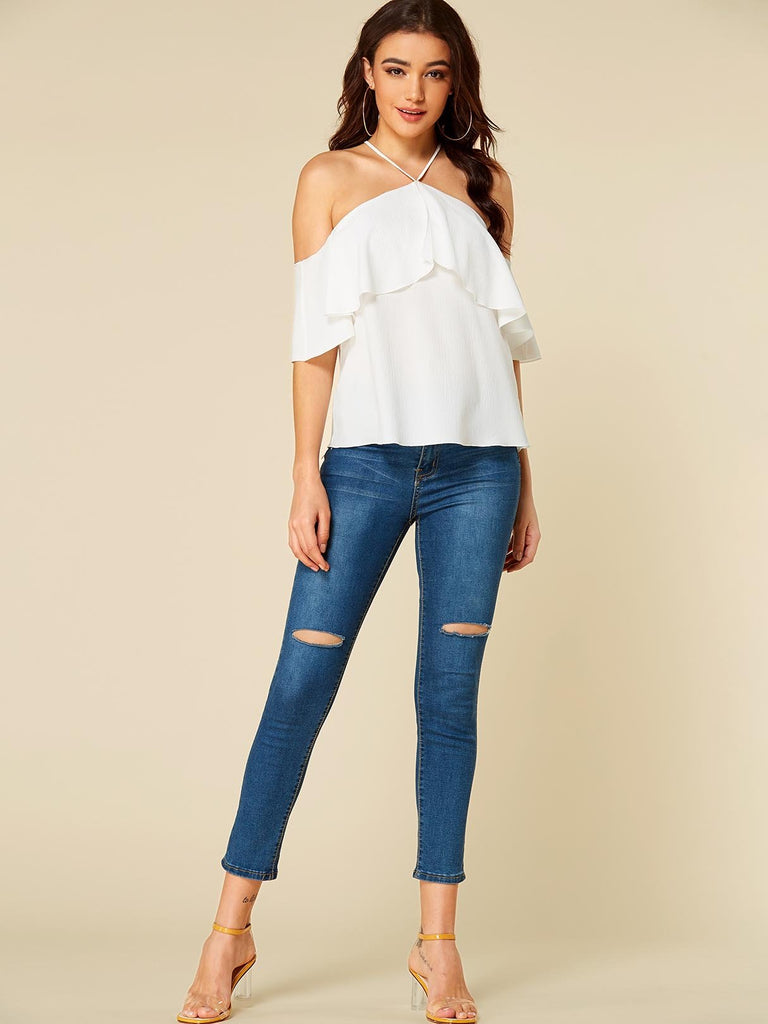 Womens White Blouses
