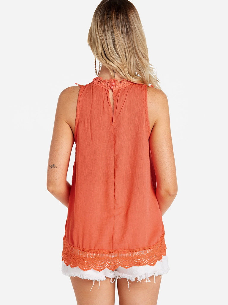 Womens Red Camis